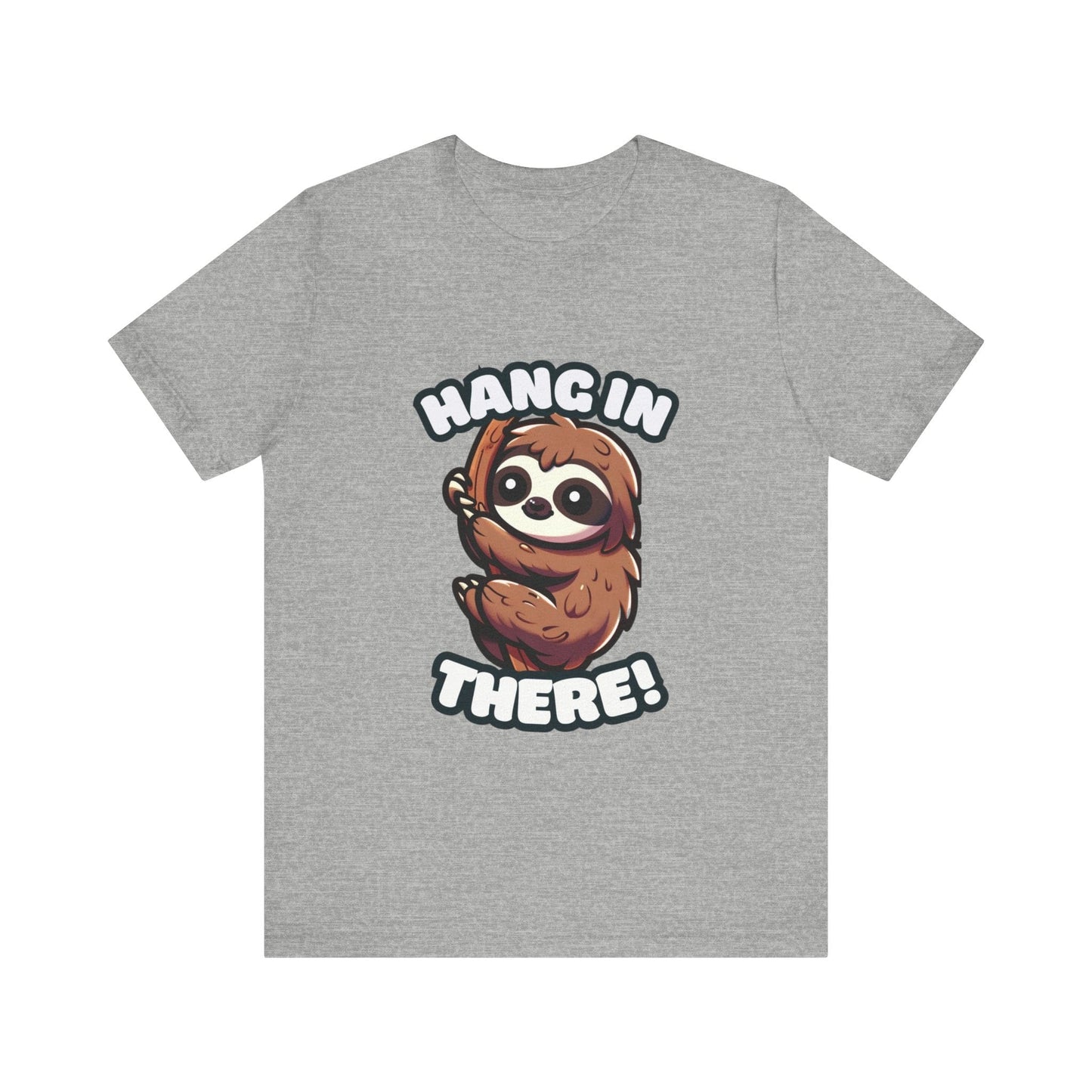 Hang In There - Sloth T-shirt Athletic Heather / S