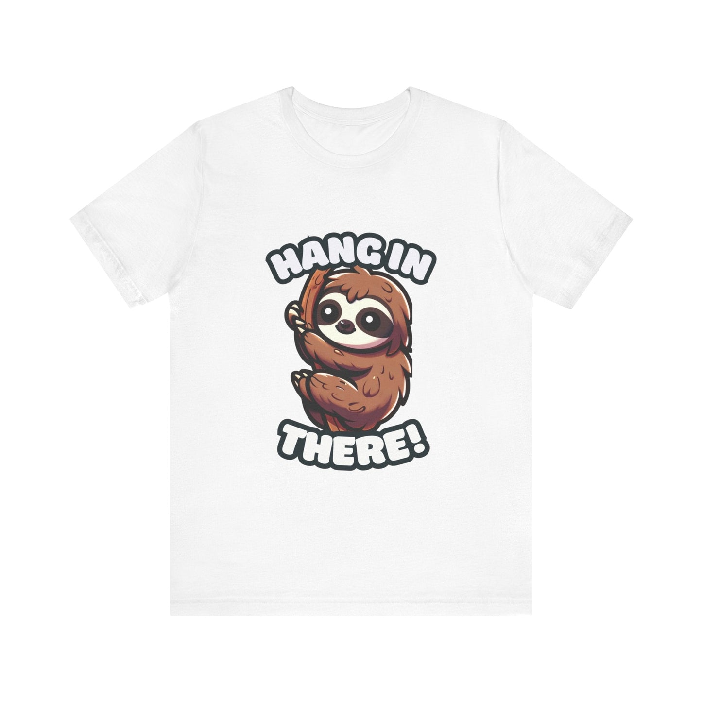 Hang In There - Sloth T-shirt White / S