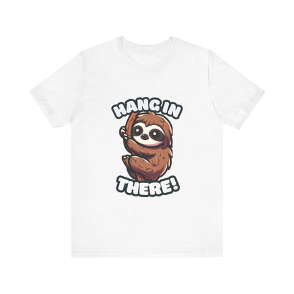 Hang In There - Sloth T-shirt White / S