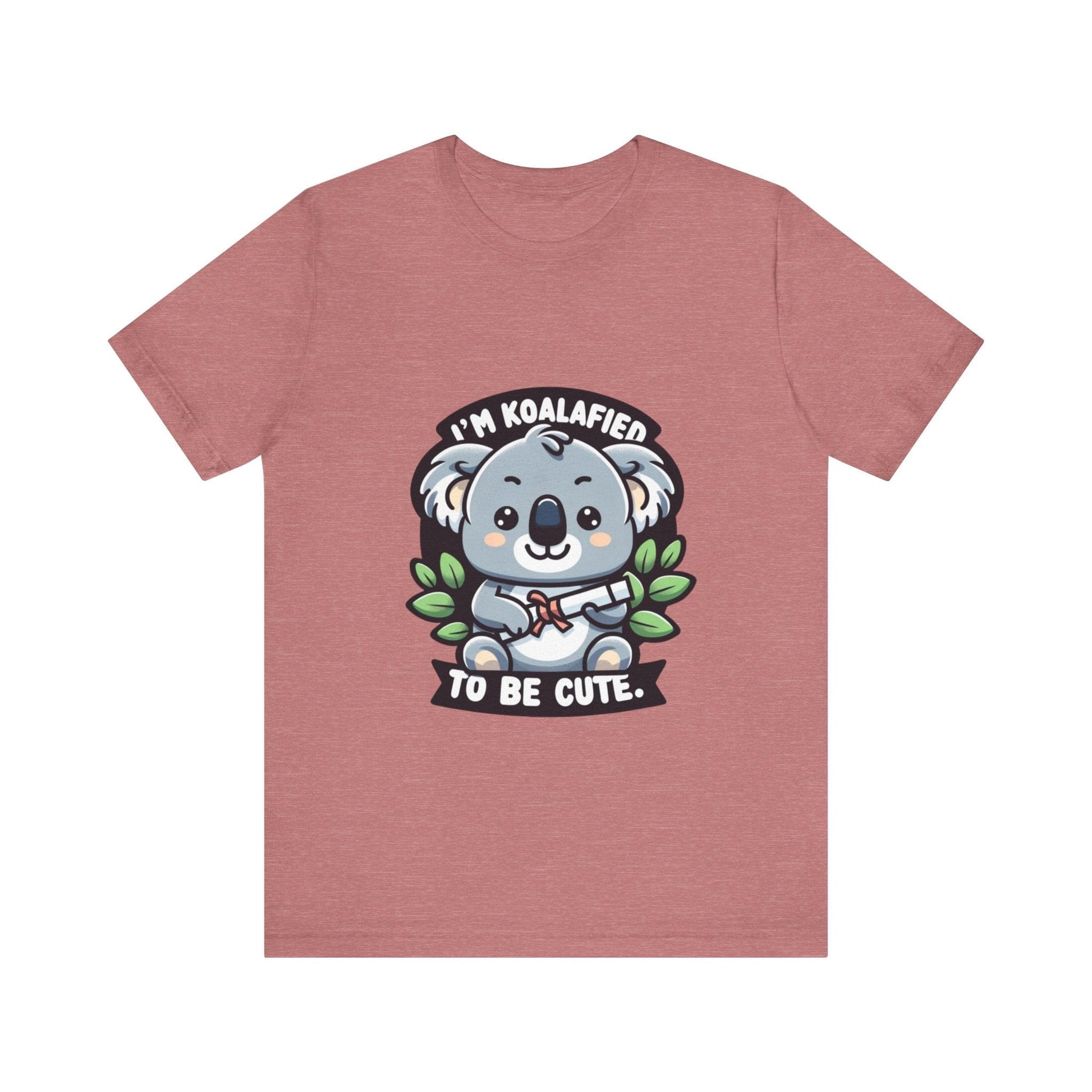 I'm Koalafied To Be Cute - Koala T-shirt Heather Mauve / S