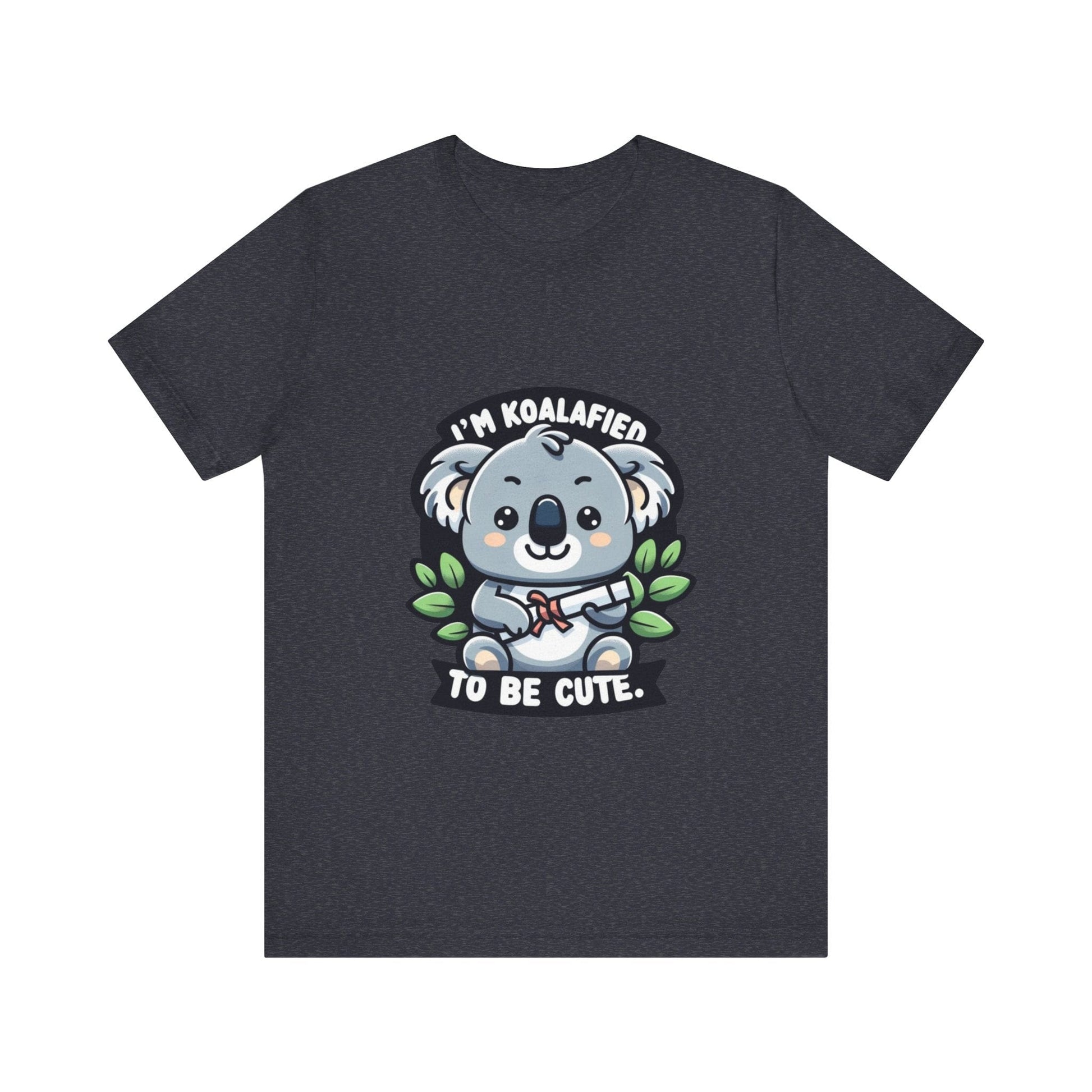 I'm Koalafied To Be Cute - Koala T-shirt Heather Navy / S