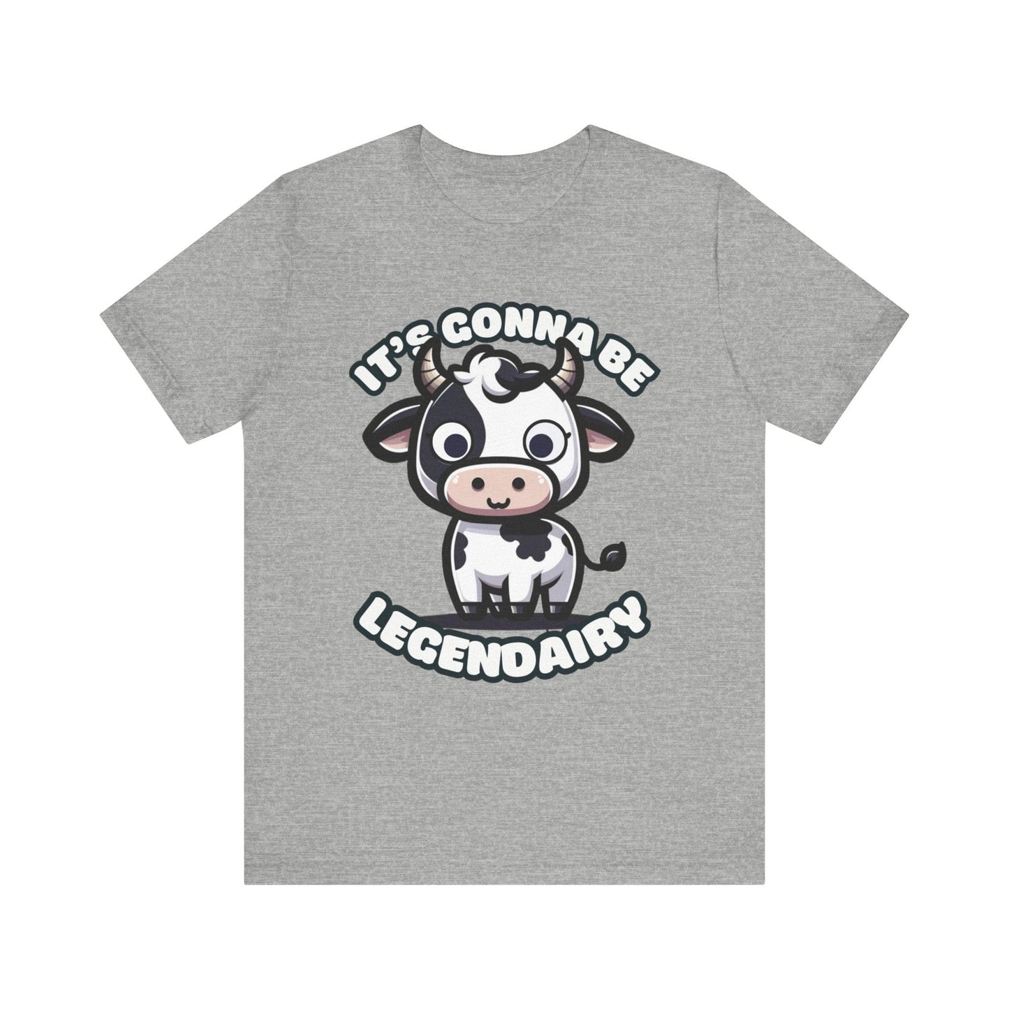 It's Gonna Be Legendairy - Cow T-shirt Athletic Heather / S