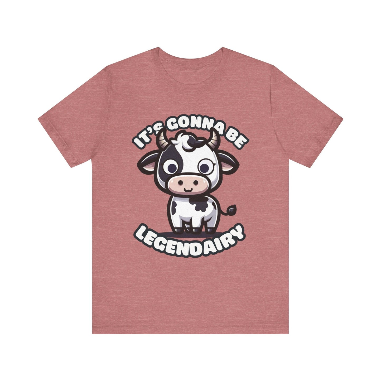 It's Gonna Be Legendairy - Cow T-shirt Heather Mauve / S