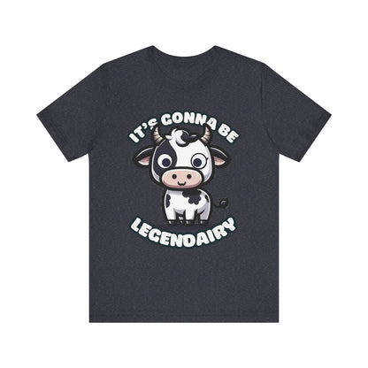 It's Gonna Be Legendairy - Cow T-shirt Heather Navy / S