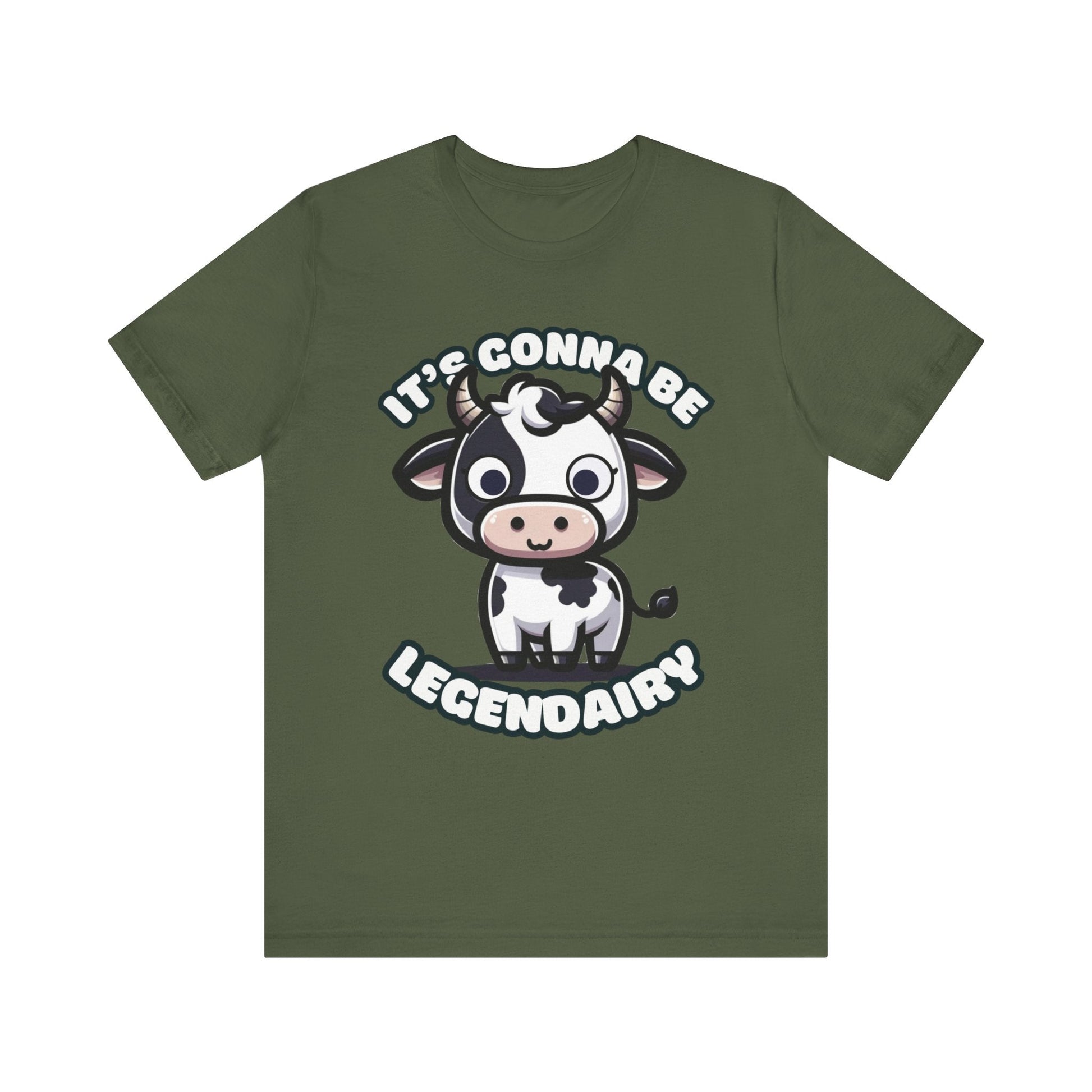 It's Gonna Be Legendairy - Cow T-shirt Military Green / S