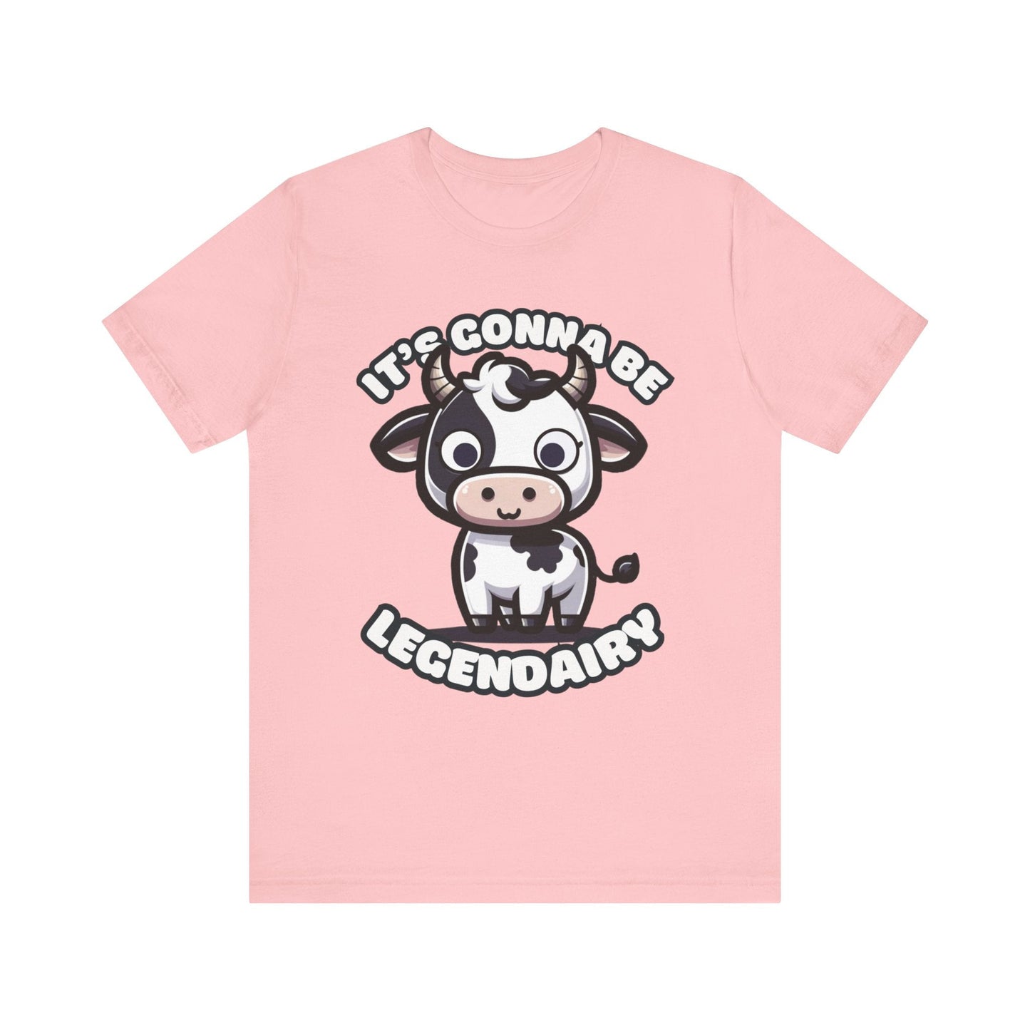 It's Gonna Be Legendairy - Cow T-shirt Pink / S