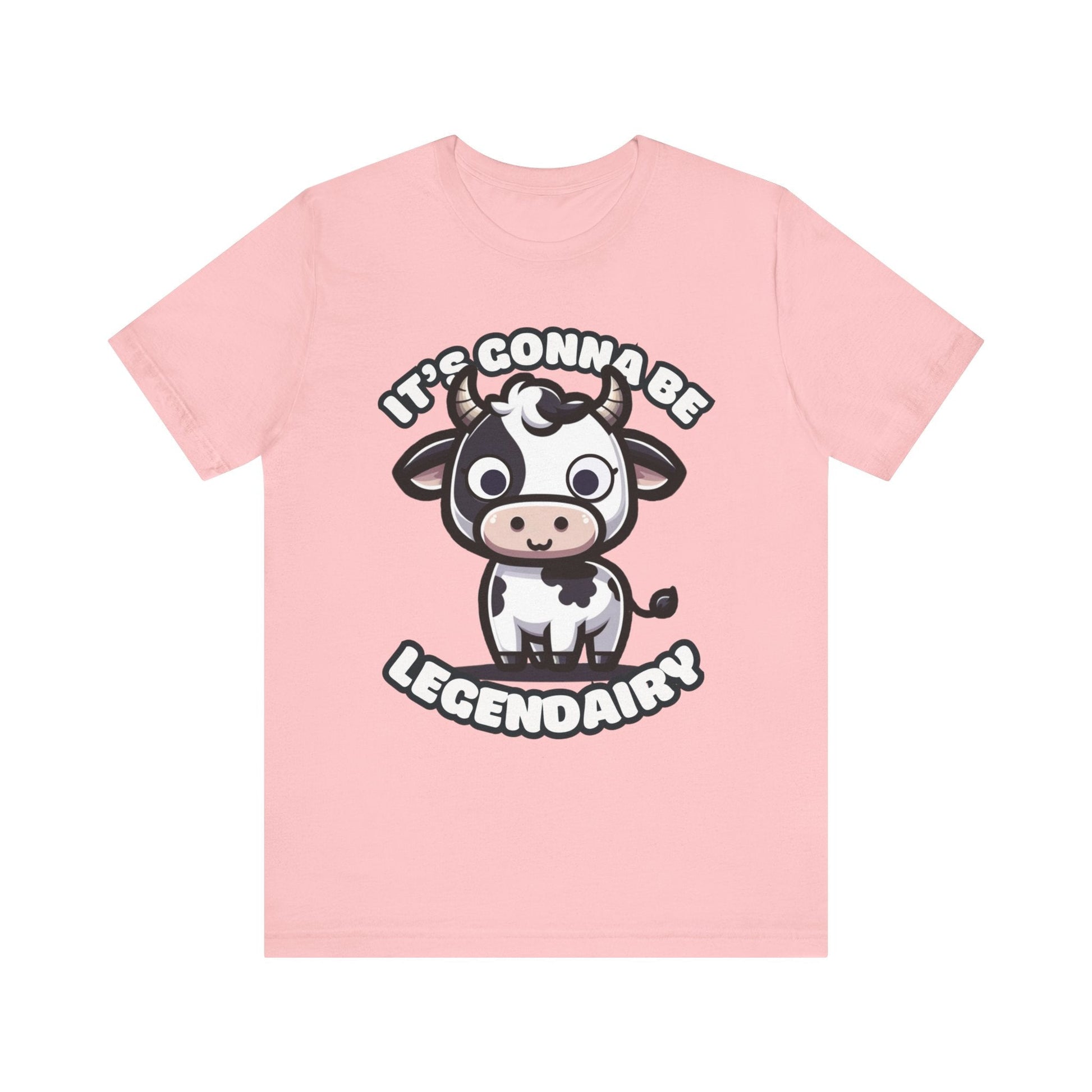 It's Gonna Be Legendairy - Cow T-shirt Pink / S