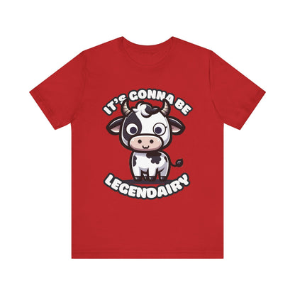 It's Gonna Be Legendairy - Cow T-shirt Red / S