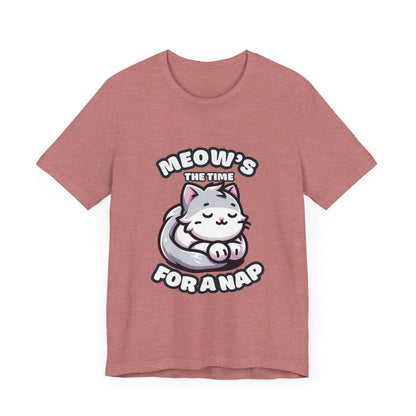 Meow's The Time For A Nap - Cat T-shirt