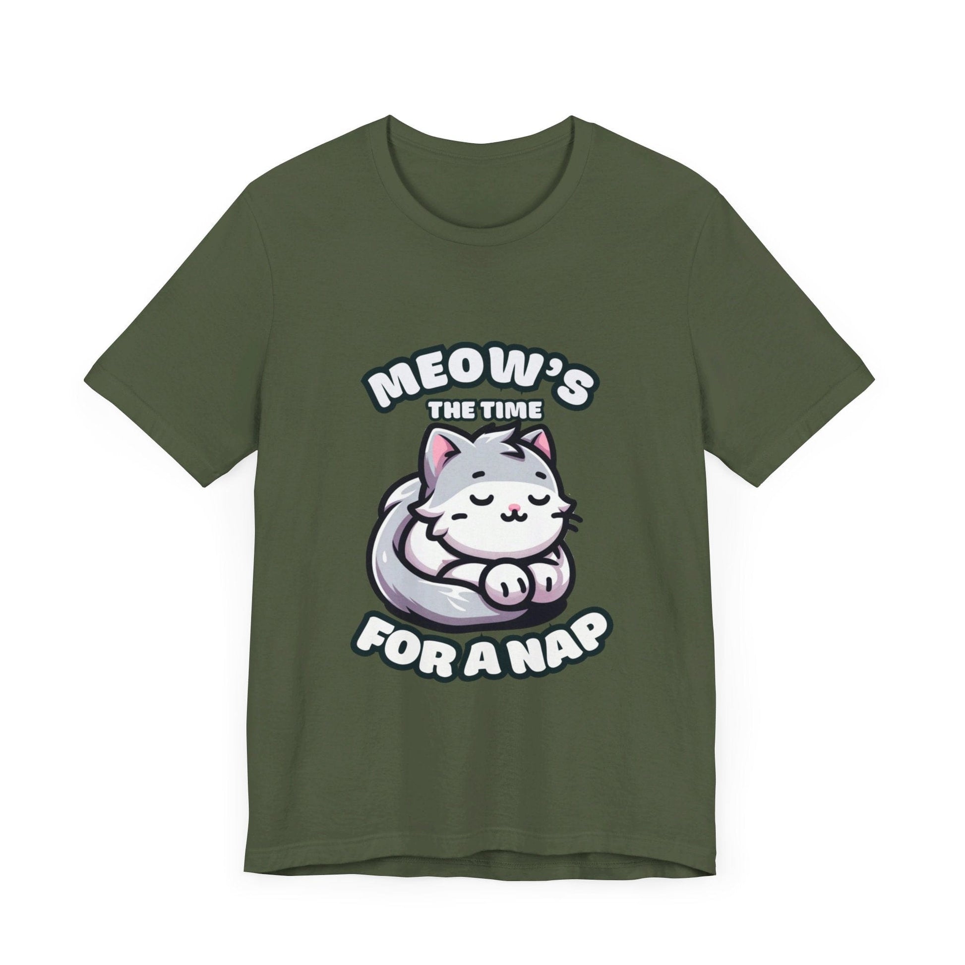 Meow's The Time For A Nap - Cat T-shirt