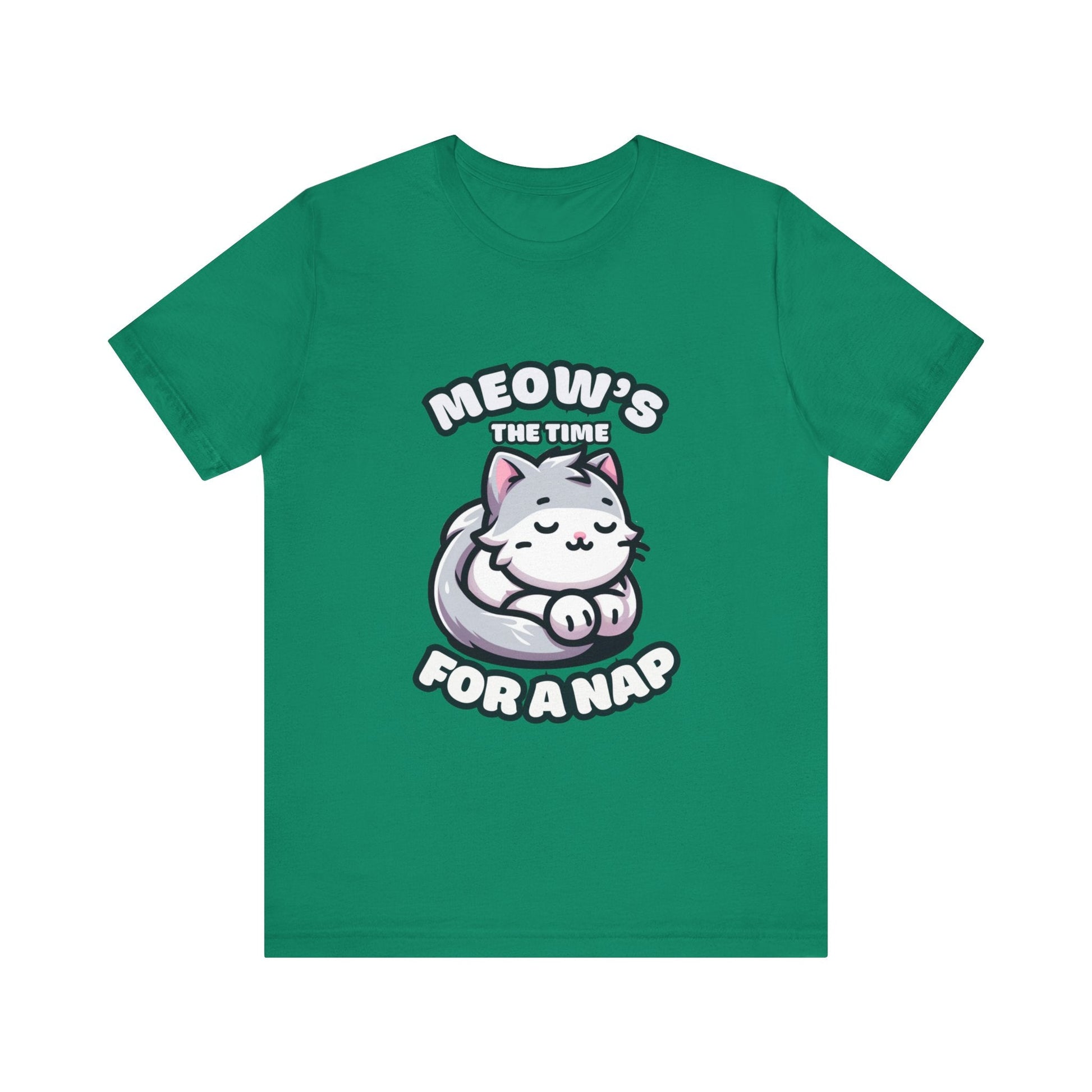 Meow's The Time For A Nap - Cat T-shirt Kelly / S