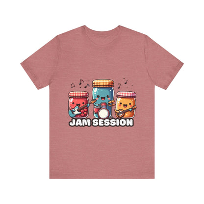 Musical Jam session - Jam T-shirt Heather Mauve / S