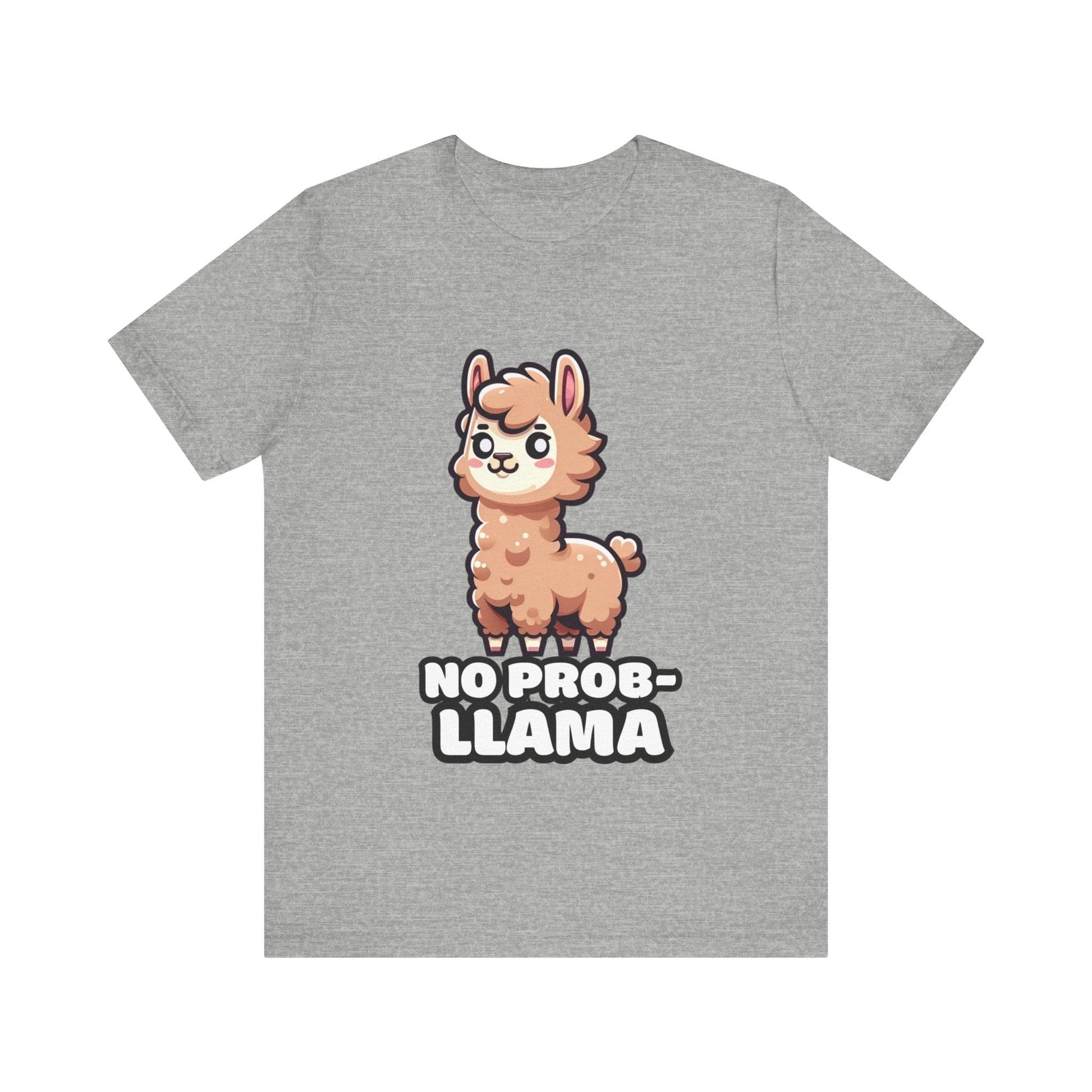 No Prob-llama - Llama T-shirt Athletic Heather / S