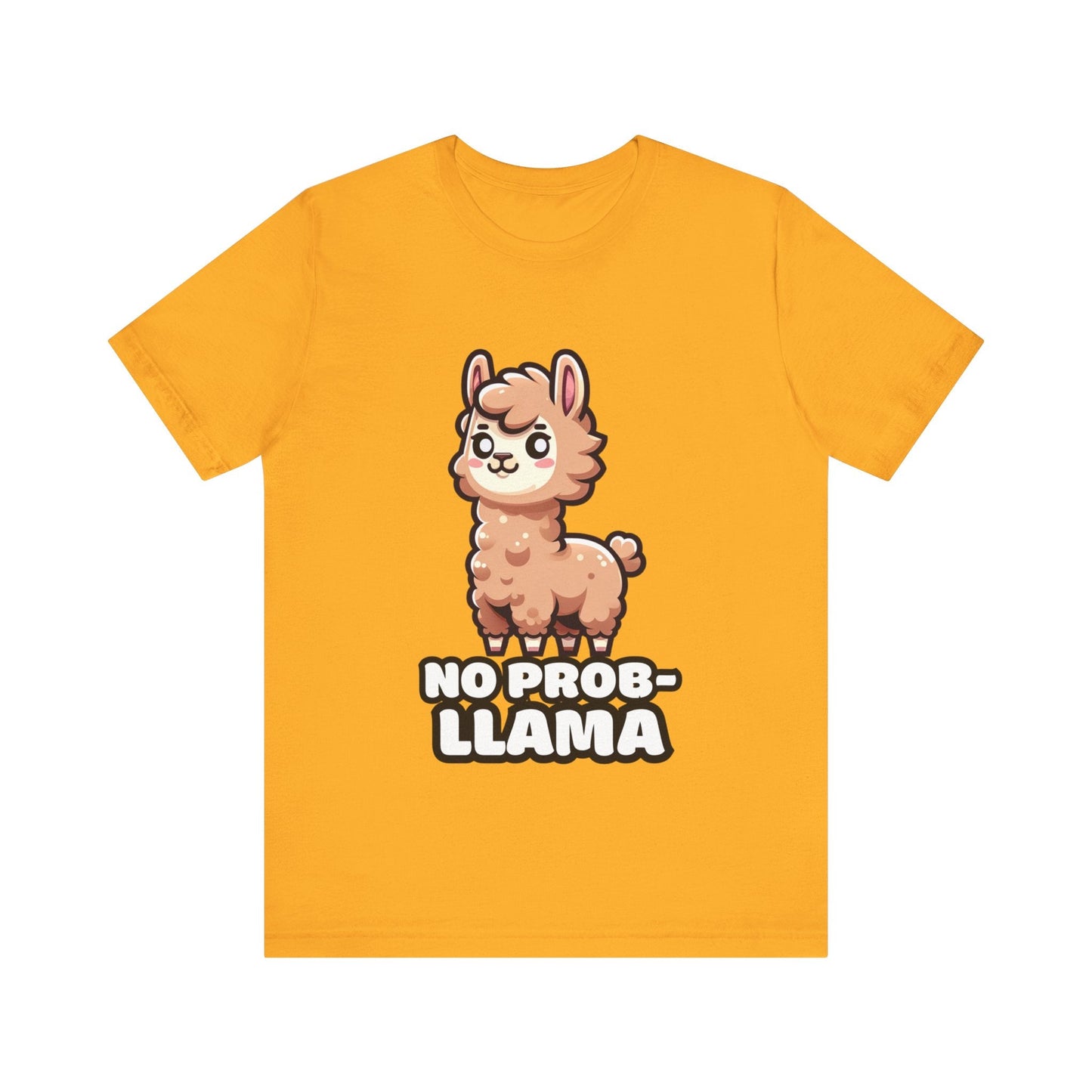 No Prob-llama - Llama T-shirt Gold / S