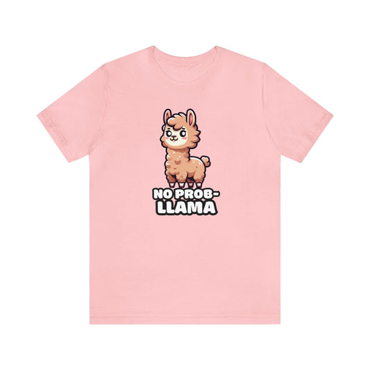 No Prob-llama - Llama T-shirt Pink / S