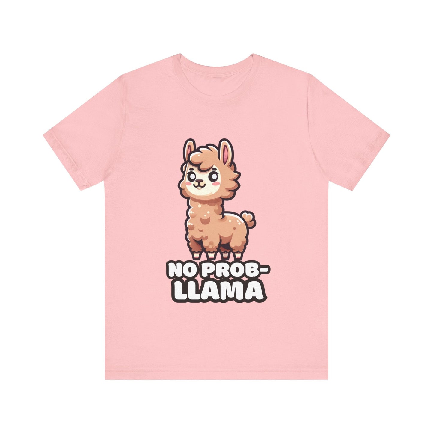 No Prob-llama - Llama T-shirt Pink / S