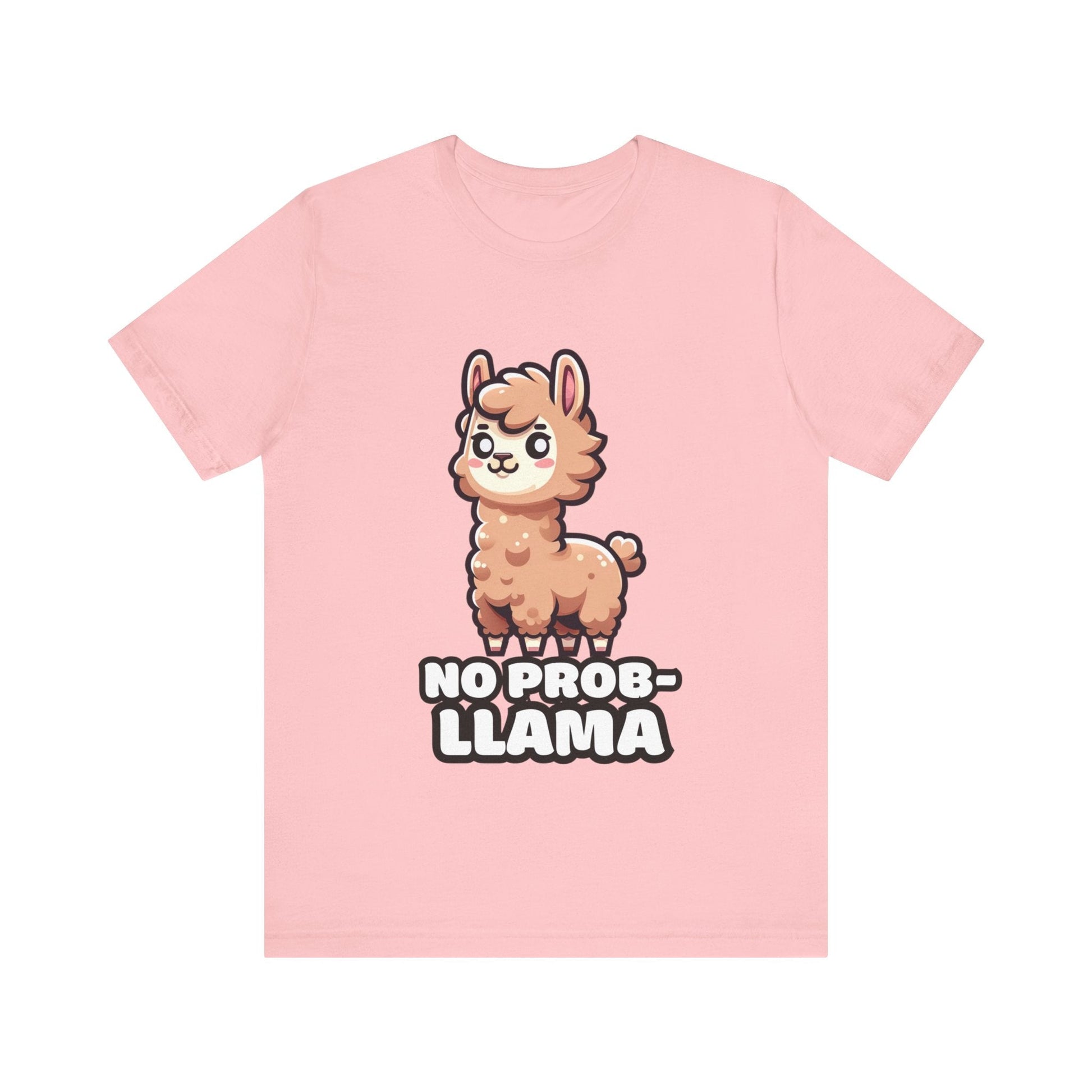 No Prob-llama - Llama T-shirt Pink / S