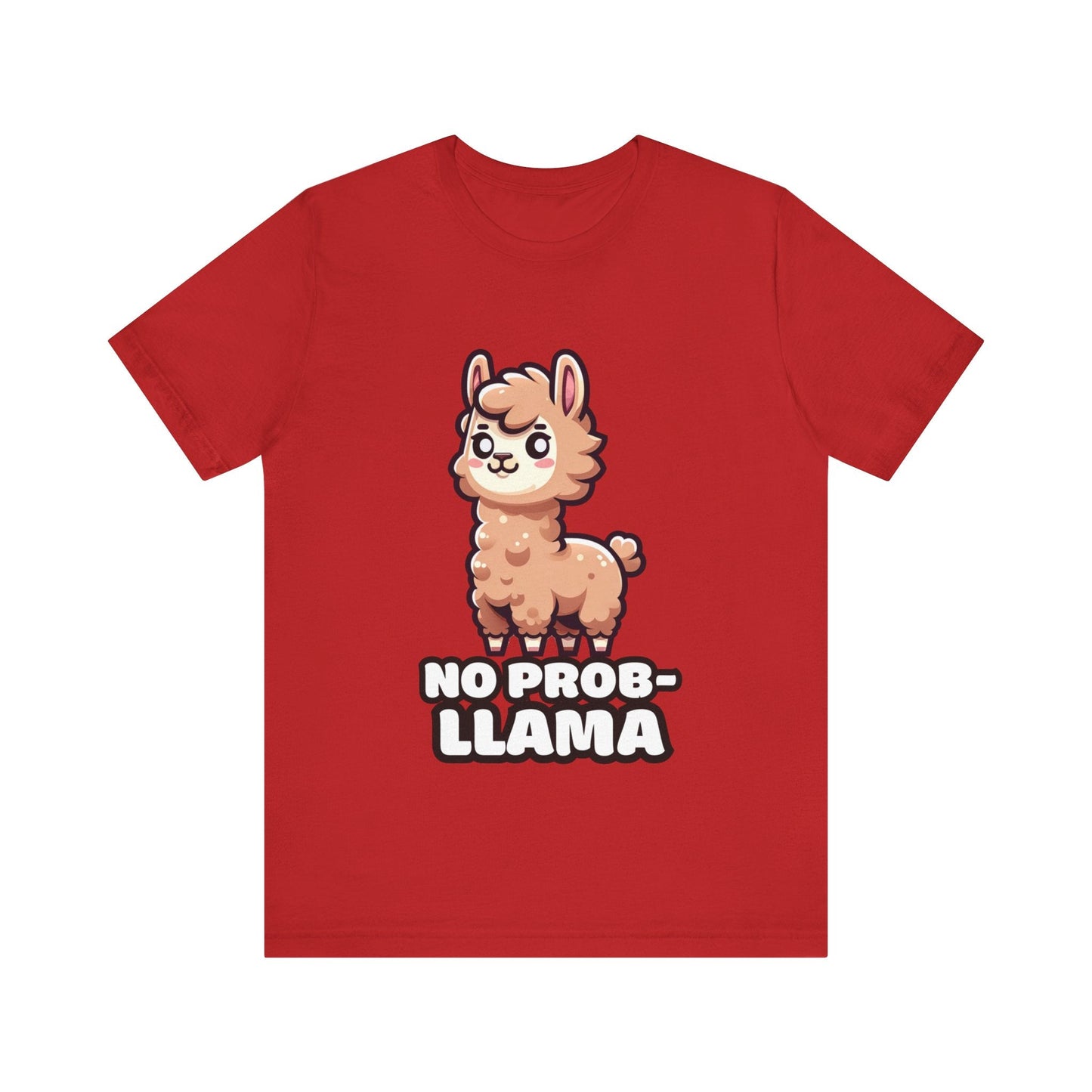 No Prob-llama - Llama T-shirt Red / S