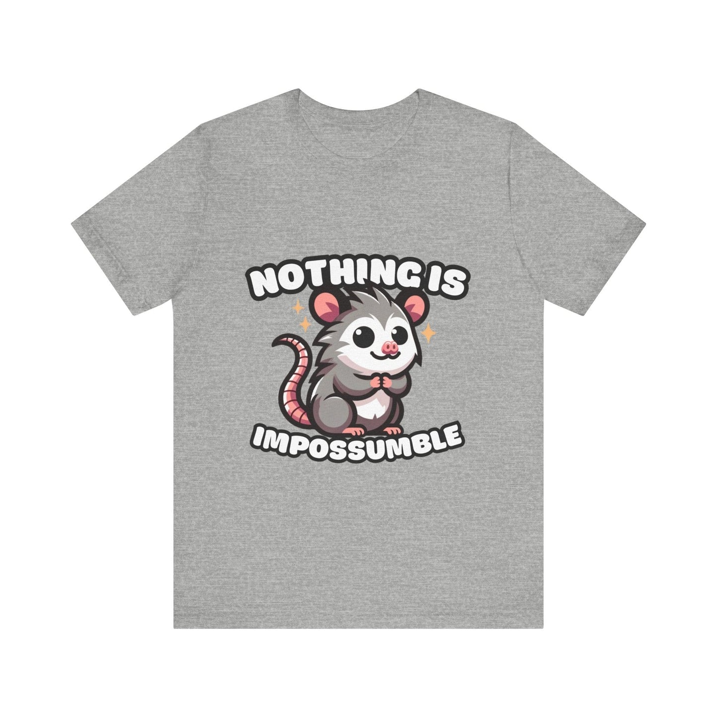 Nothing is Impossumble - Possum T-shirt Athletic Heather / S