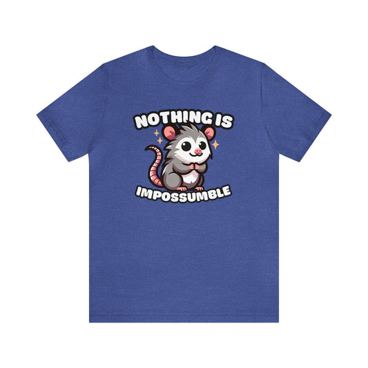 Nothing is Impossumble - Possum T-shirt Royal Blue / S