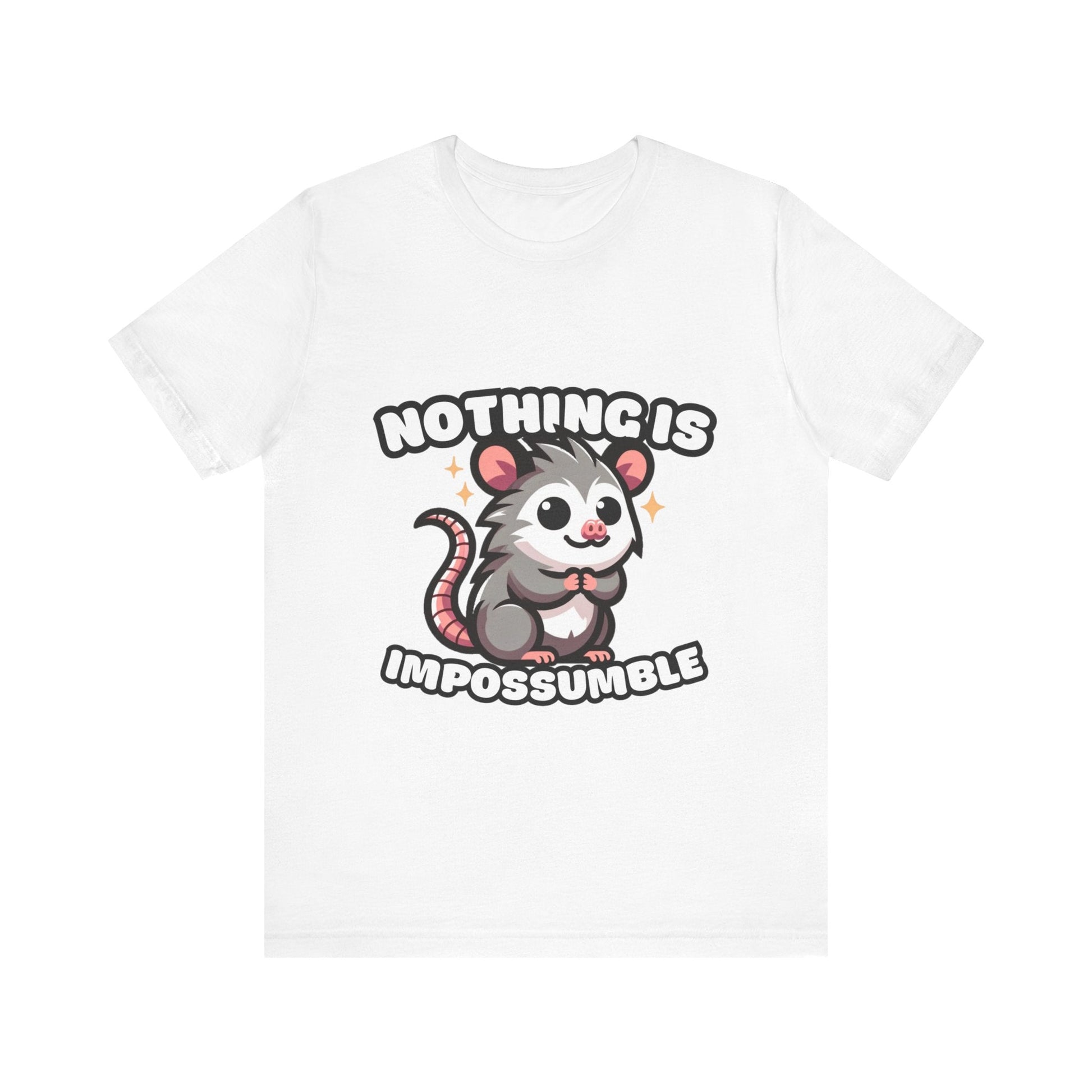 Nothing is Impossumble - Possum T-shirt White / S