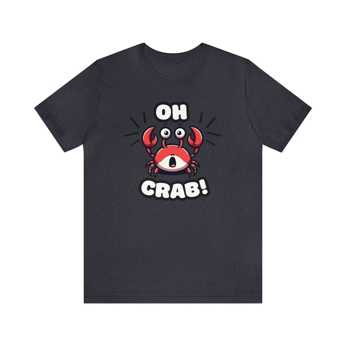 Oh Crab! - Crab T-shirt Ash Black / S
