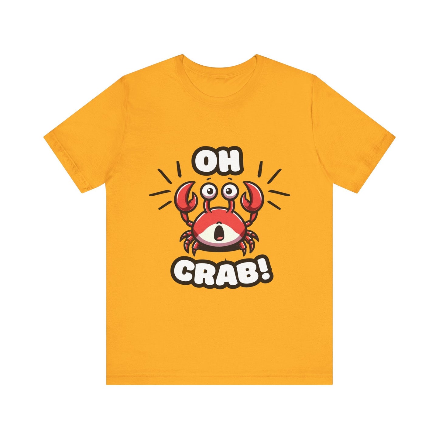 Oh Crab! - Crab T-shirt Gold / S