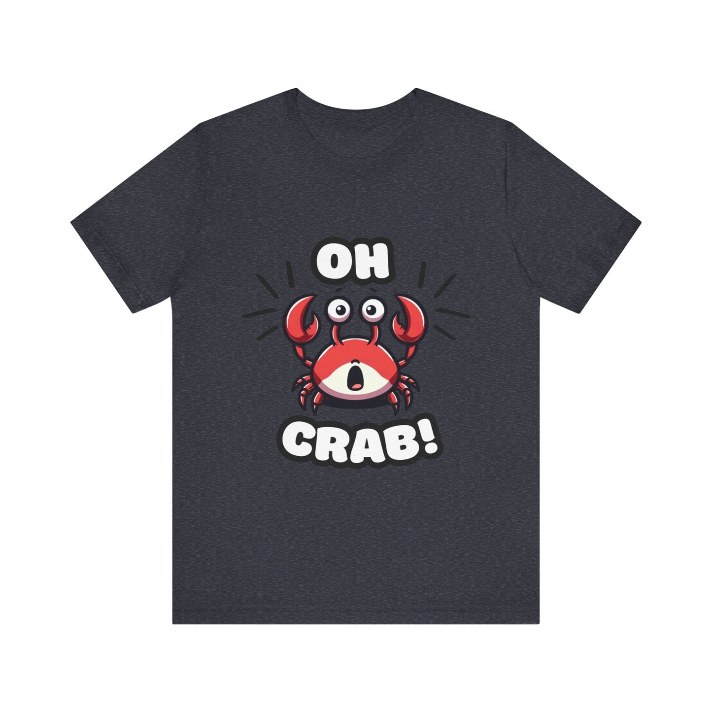 Oh Crab! - Crab T-shirt Heather Navy / S