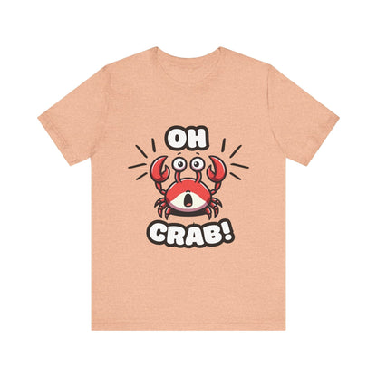 Oh Crab! - Crab T-shirt Heather Peach / S