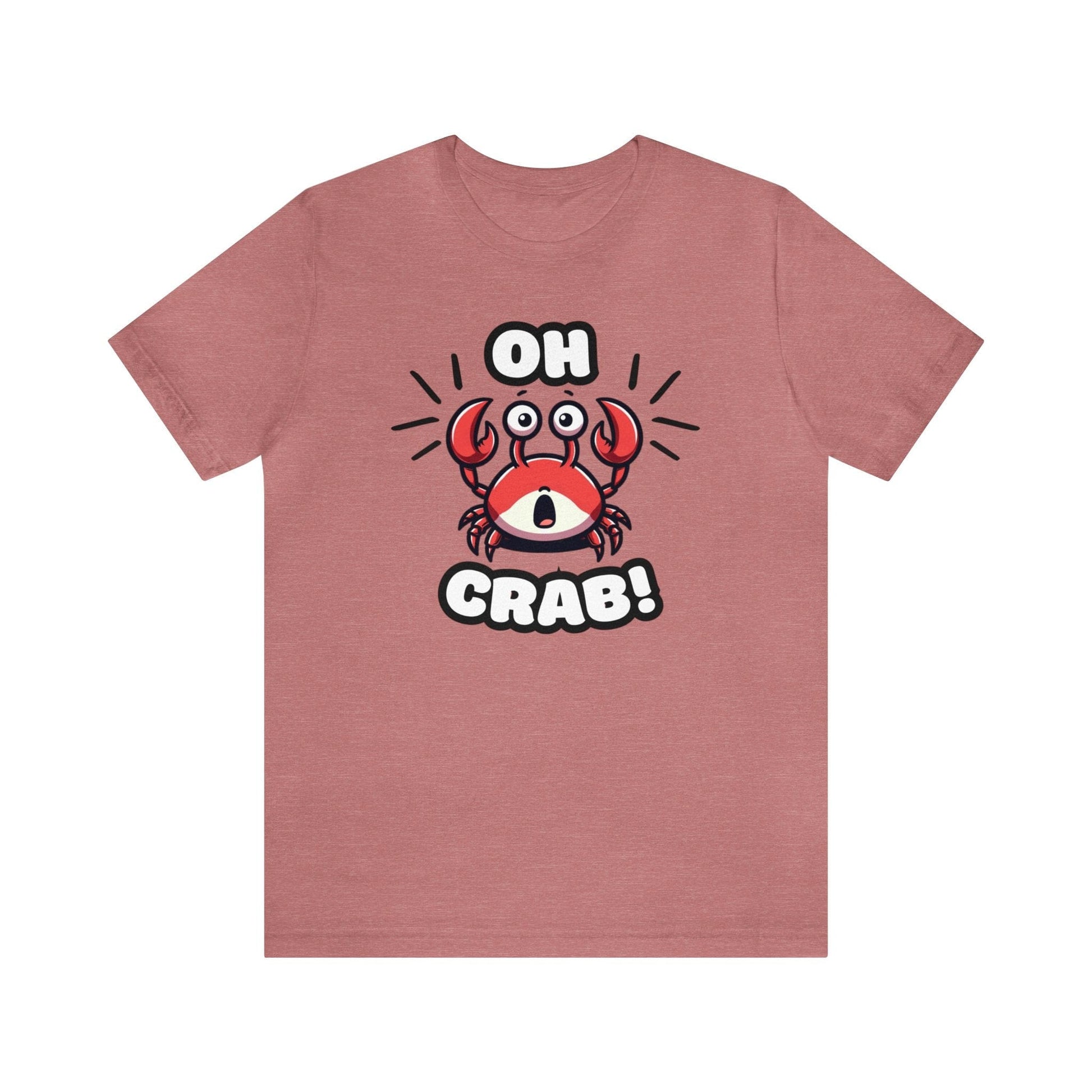 Oh Crab! - Crab T-shirt Mauve / S
