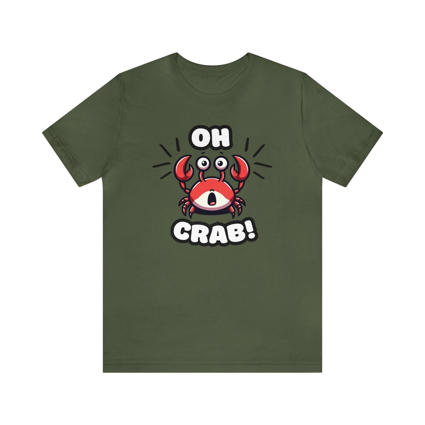 Oh Crab! - Crab T-shirt Military Green / S