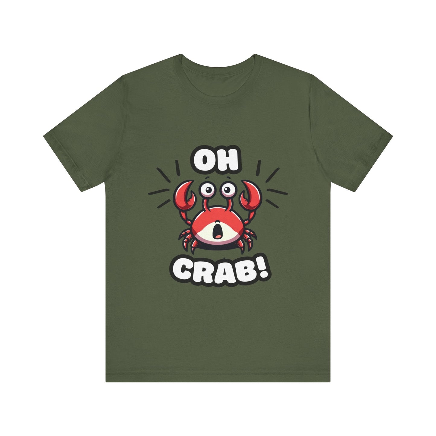 Oh Crab! - Crab T-shirt Military Green / S