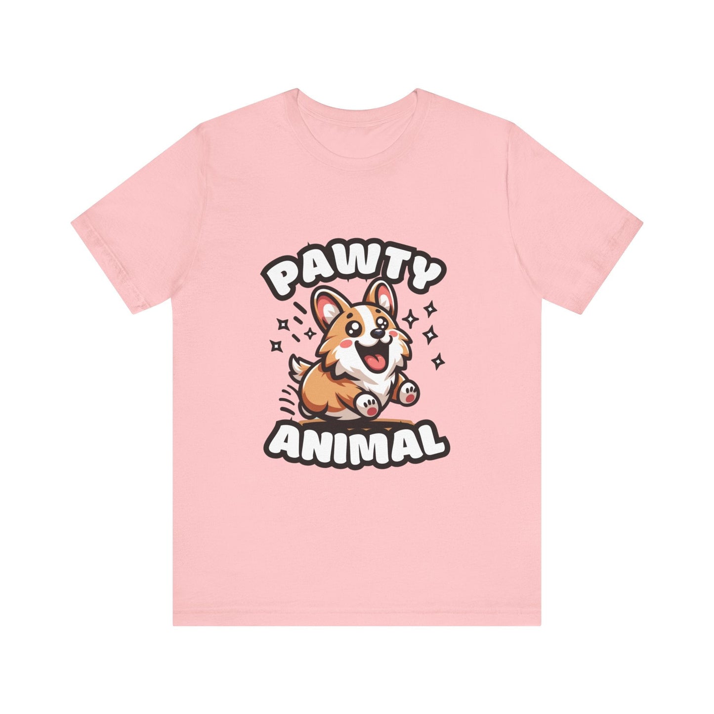 Pawty Animal - Corgi T-shirt Pink / S