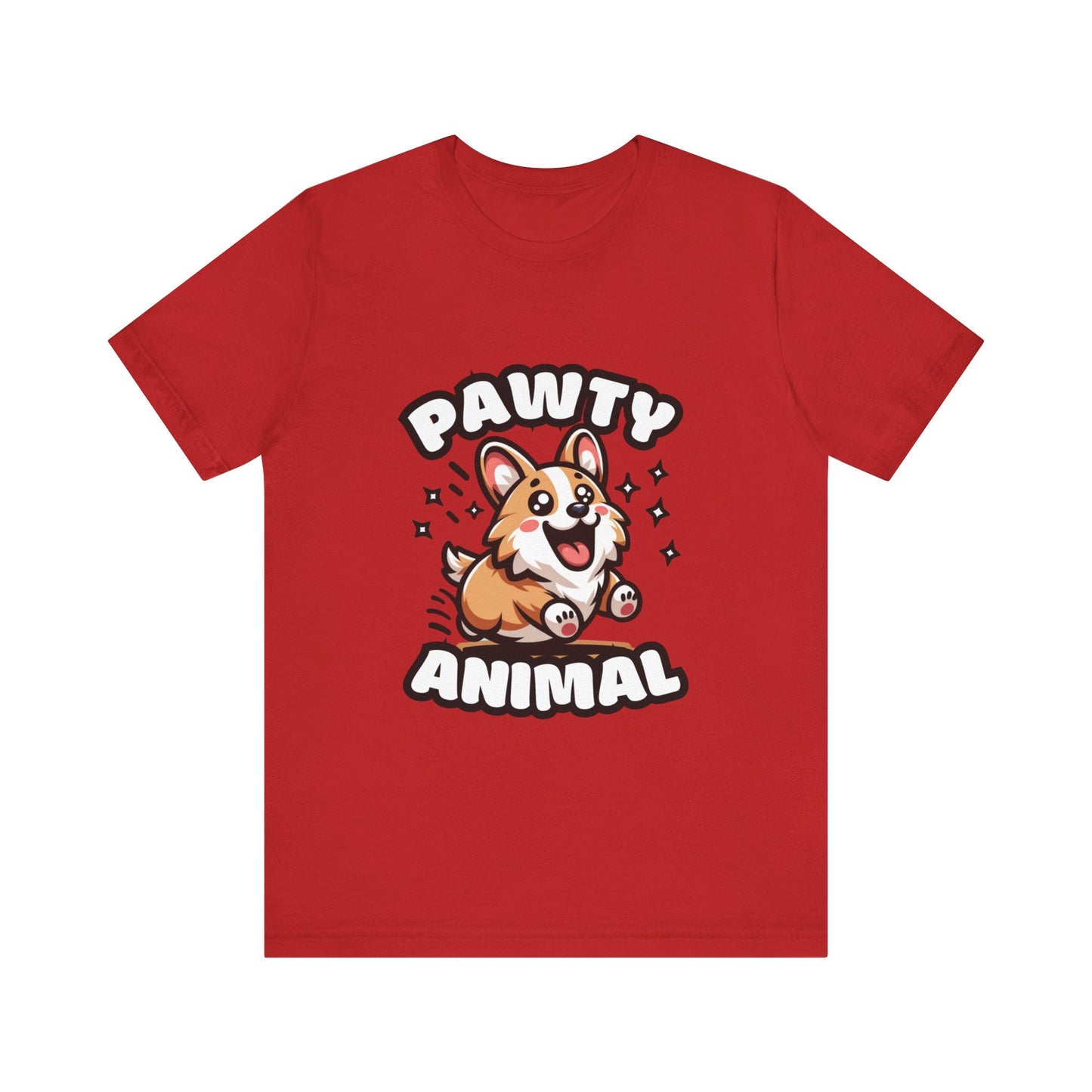 Pawty Animal - Corgi T-shirt Red / S