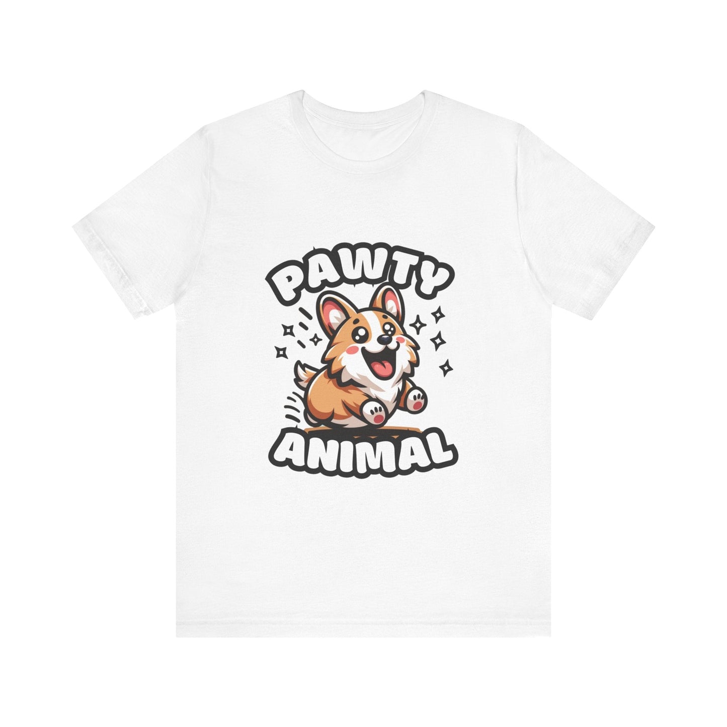 Pawty Animal - Corgi T-shirt White / S