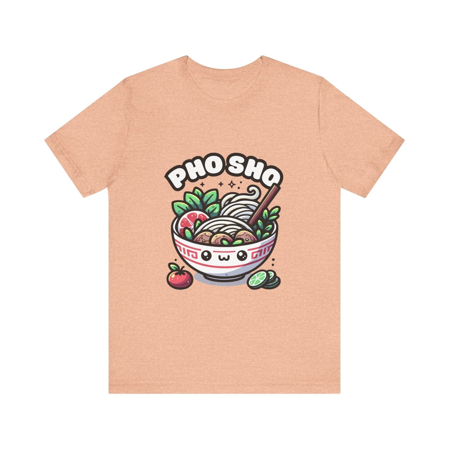 Pho sho - Pho T-shirt Heather Peach / S