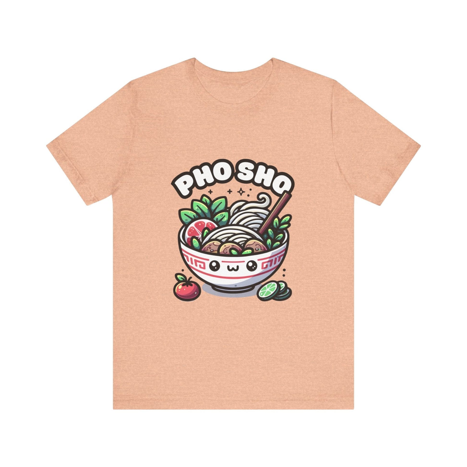 Pho sho - Pho T-shirt Heather Peach / S