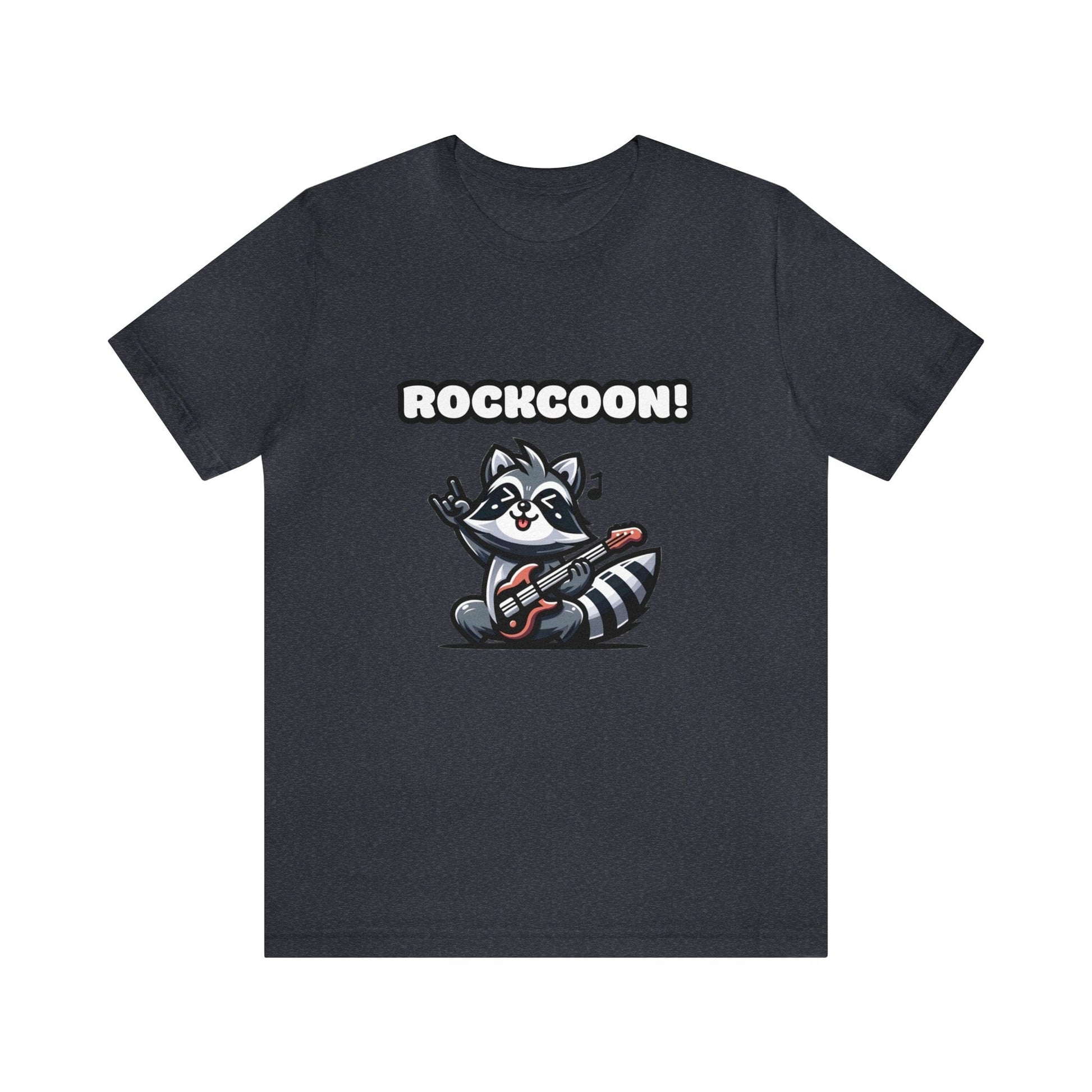 Rockcoon - Raccoon T-shirt Ash Black / XS