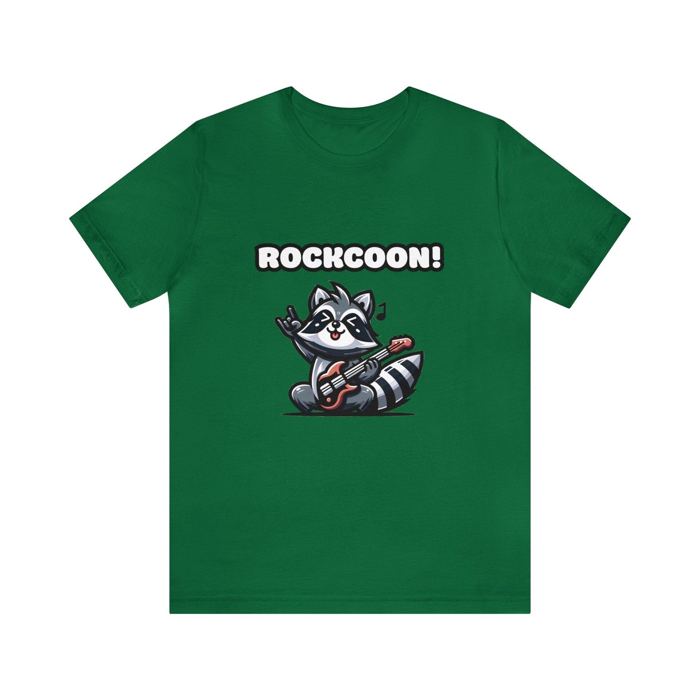 Rockcoon - Raccoon T-shirt Green / XS