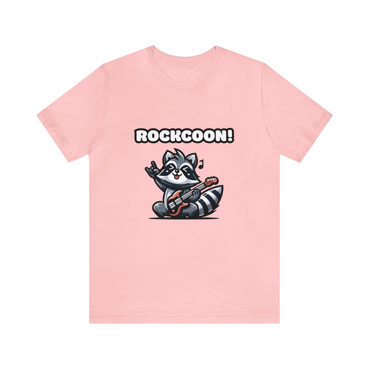 Rockcoon - Raccoon T-shirt Pink / XS