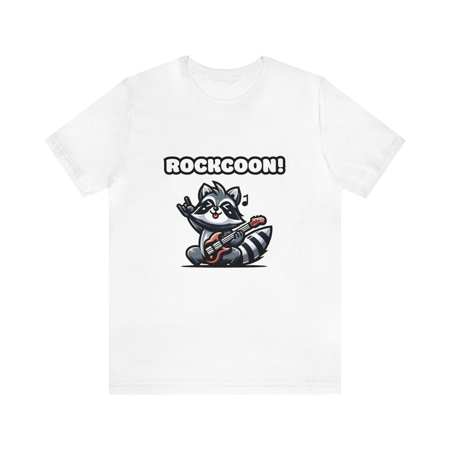 Rockcoon - Raccoon T-shirt White / S