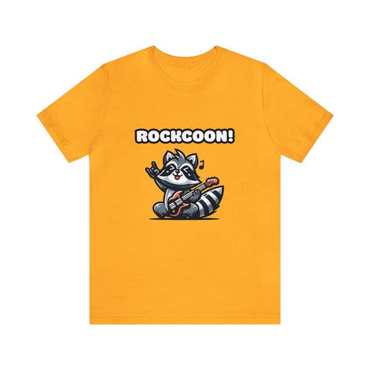 Rockcoon - Raccoon T-shirt Yellow / XS