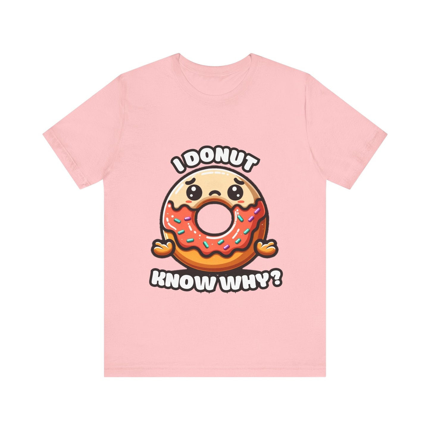 Sad donut (know why) - Donut T-shirts Pink / S