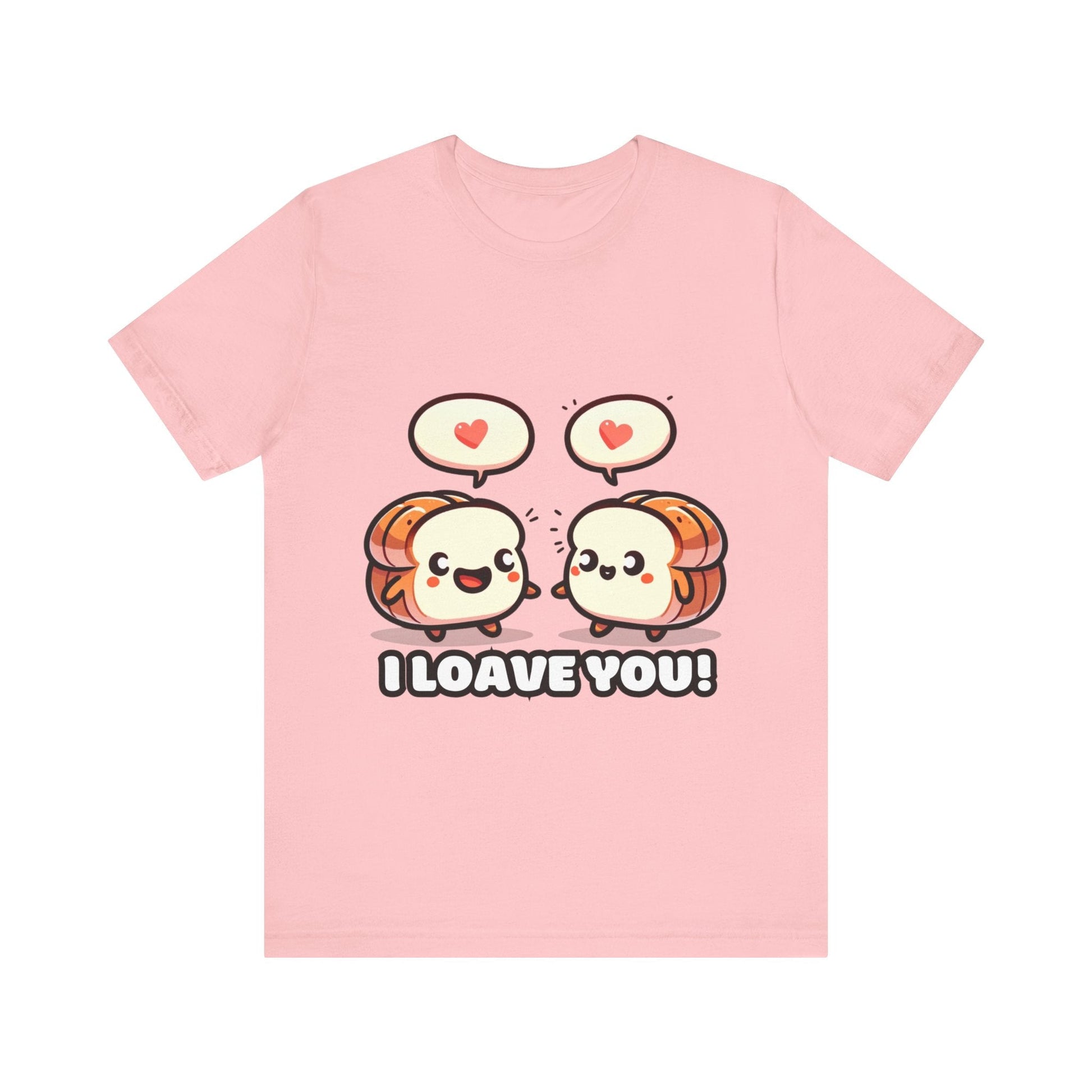 Say I loave you - Two bread T-shirts Pink / S