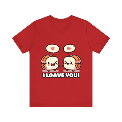 Say I loave you - Two bread T-shirts Red / S