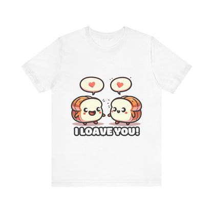 Say I loave you - Two bread T-shirts White / S