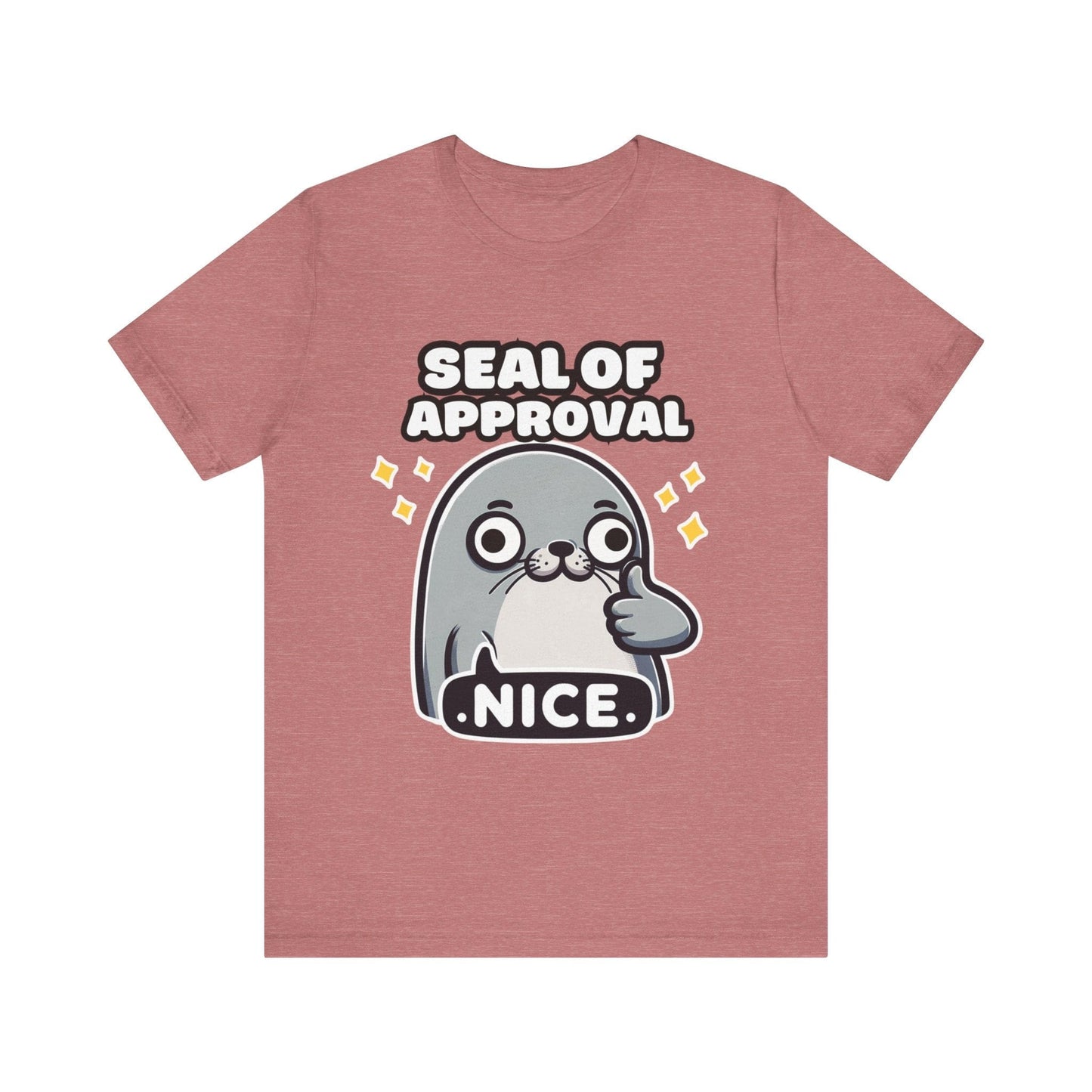 Seal of Approval - Seal T-shirt Heather Mauve / S