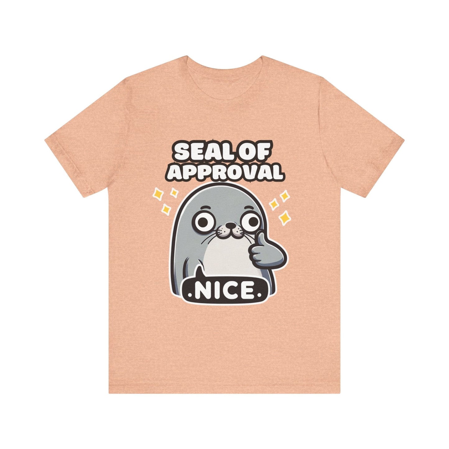 Seal of Approval - Seal T-shirt Heather Peach / S