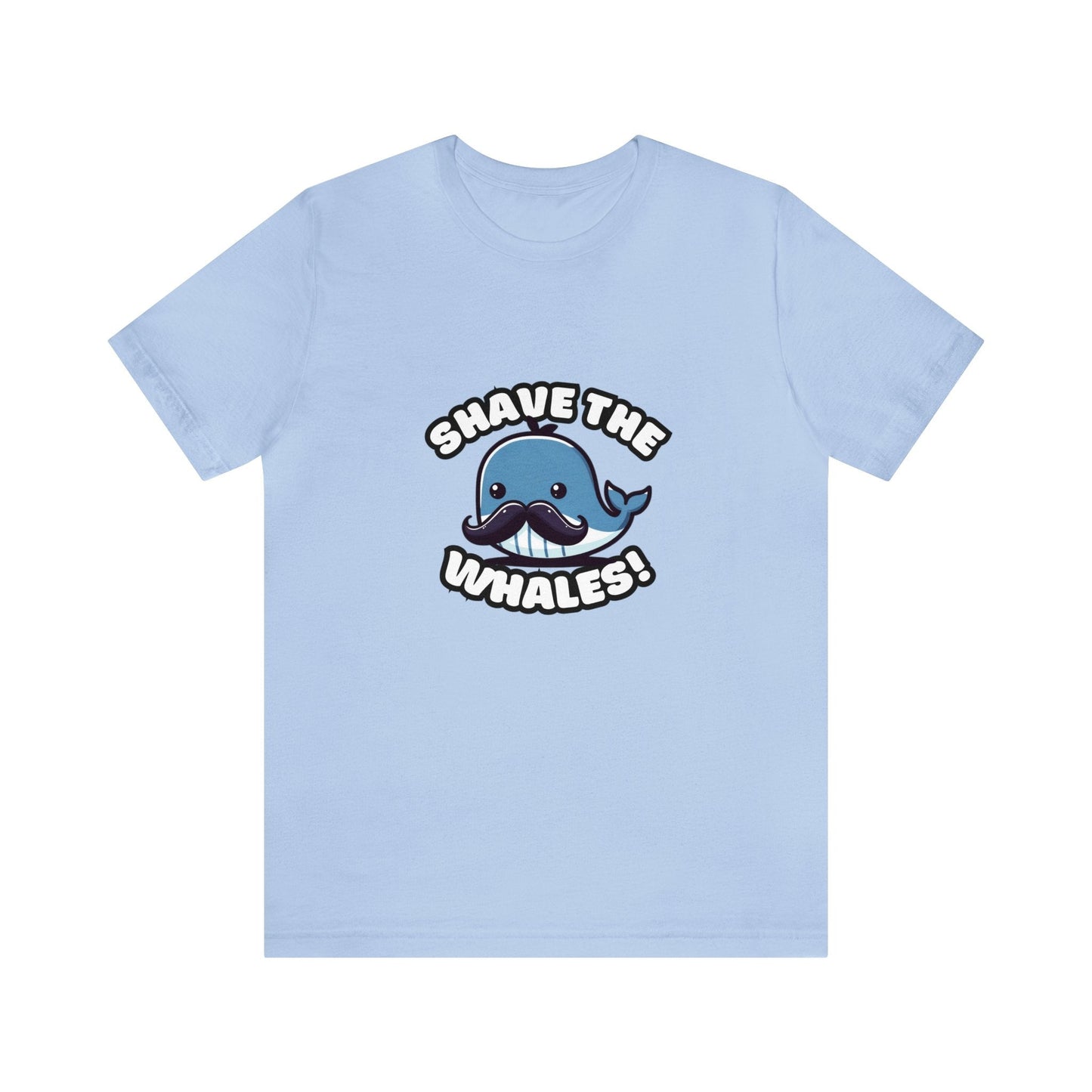 Shave The Whales - Whale T-shirt Baby Blue / S