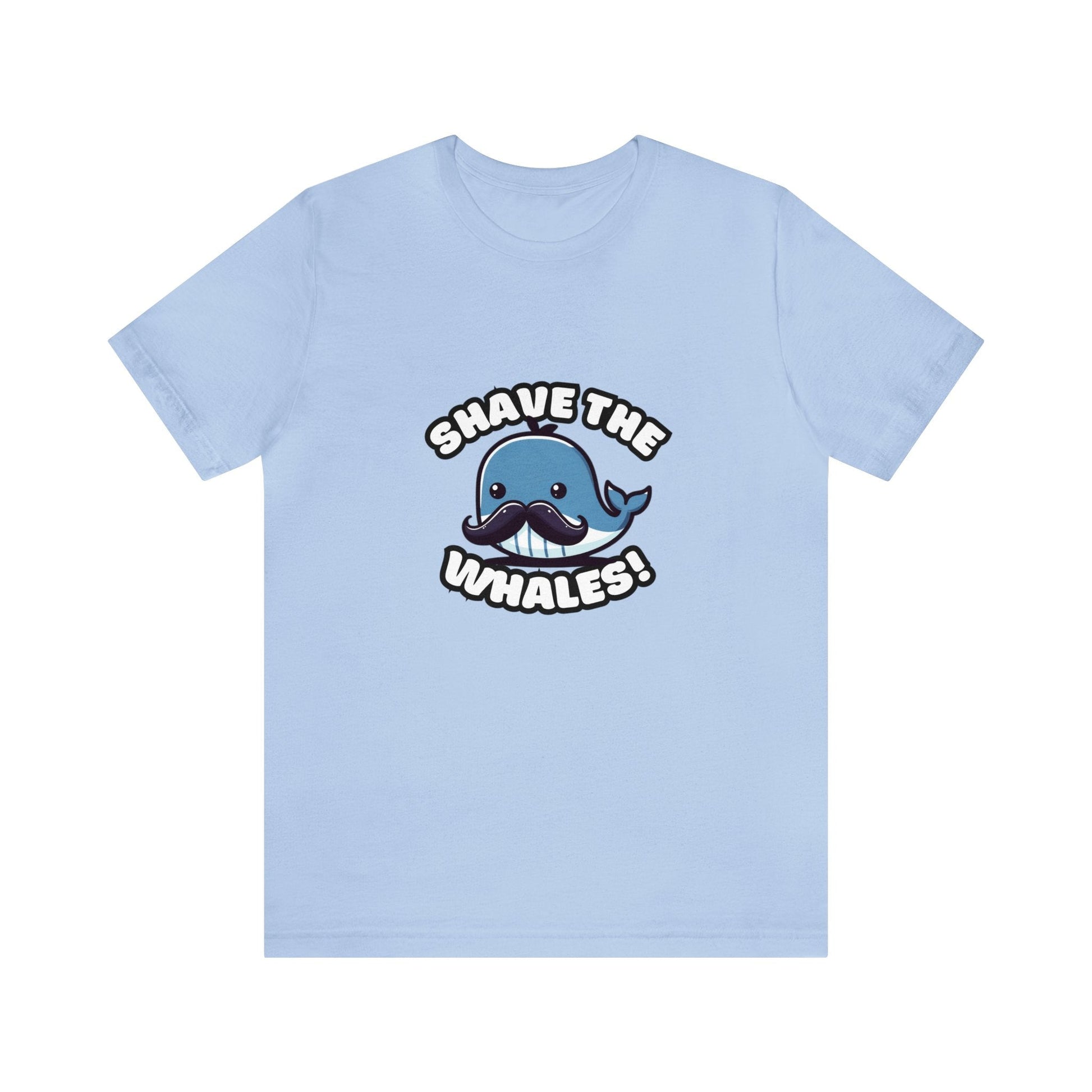 Shave The Whales - Whale T-shirt Baby Blue / S